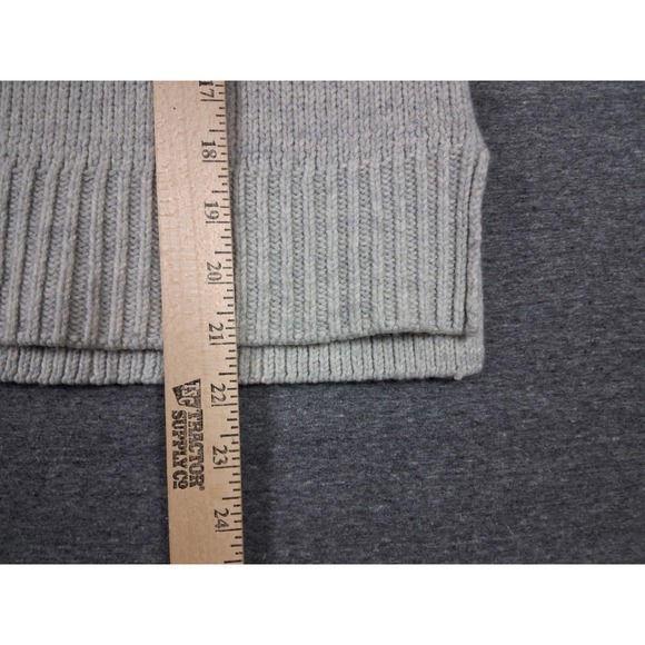 Madewell Womens Sweater Medium Gray El Rancho Merino Wool Boxy Casual Crew - Picture 5 of 8